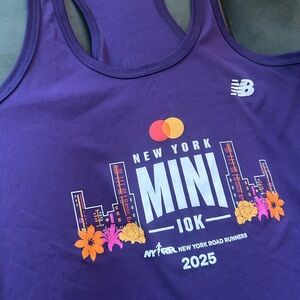 New Balance Purple New York Mini 10K 2025 Tank Top